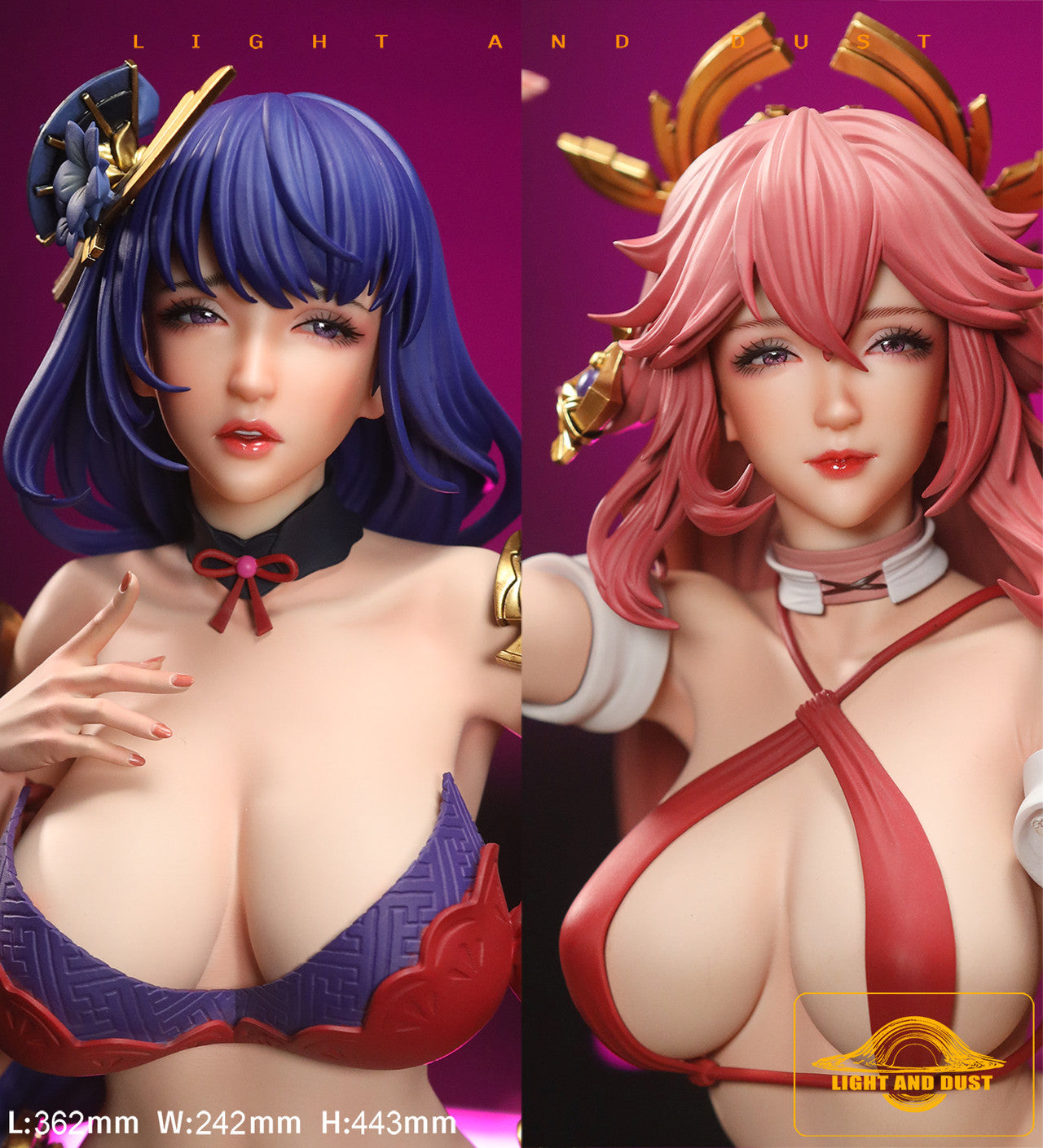 Genshin Impact - Raiden Shogun & Yae Miko