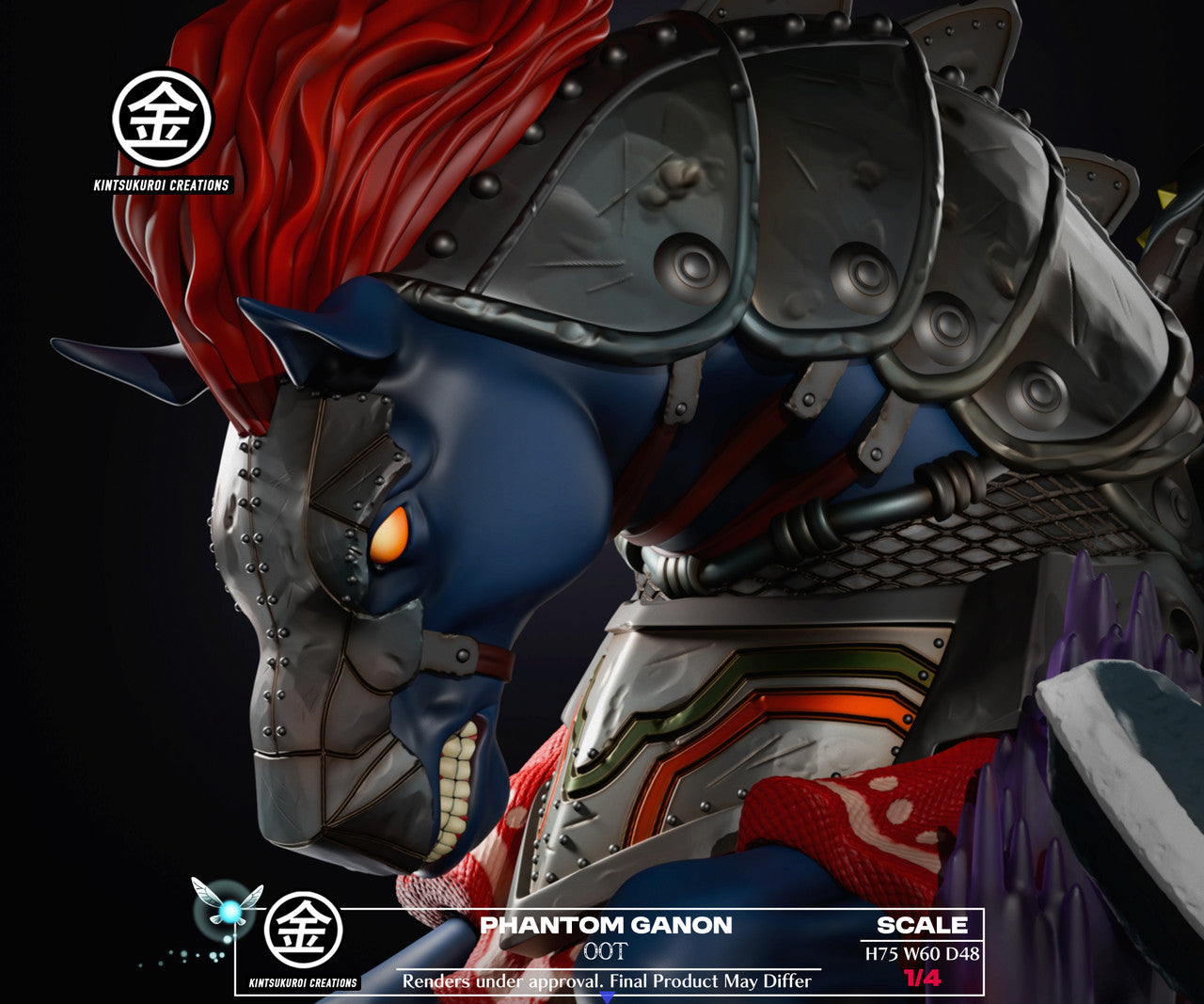 Legend of Zelda - Phantom Ganon | 1:4 Resin Statue | by Kintsukuroi Creations