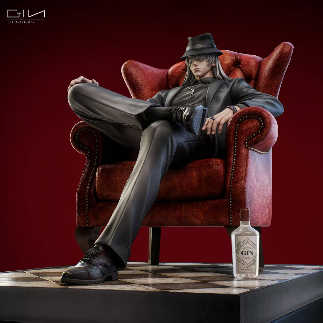Detective Conan - Gin | 1:6 Resin Statue | by CLL Studio