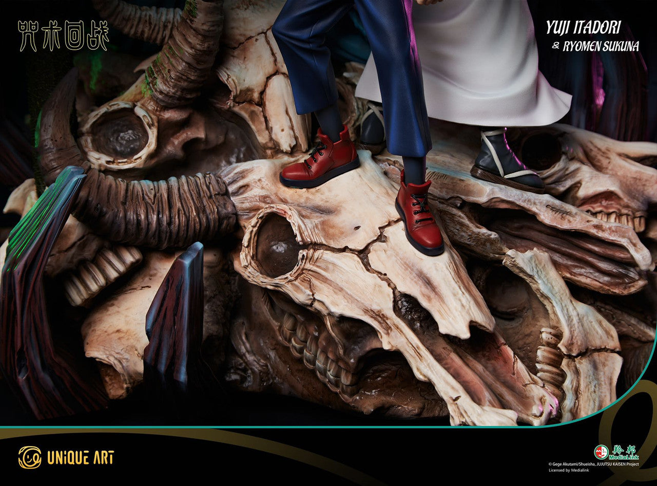 Jujutsju Kaisen - Itadori Yuji & Ryomen Sukuna | 1:6 Resin Statue | by Unique Art Studio