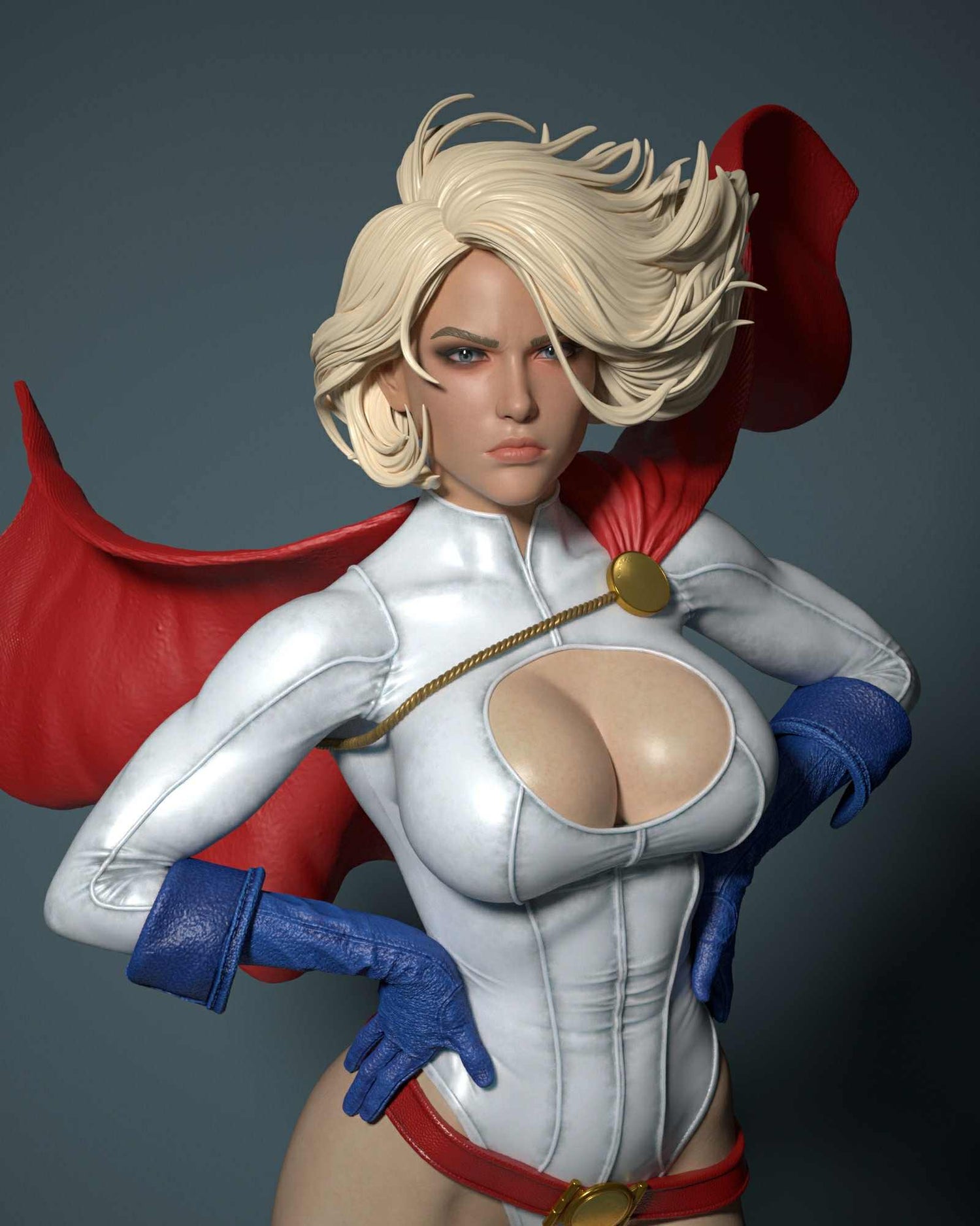 DC Comics - Power Girl | 1:4 Resin Statue | by Epic Creations