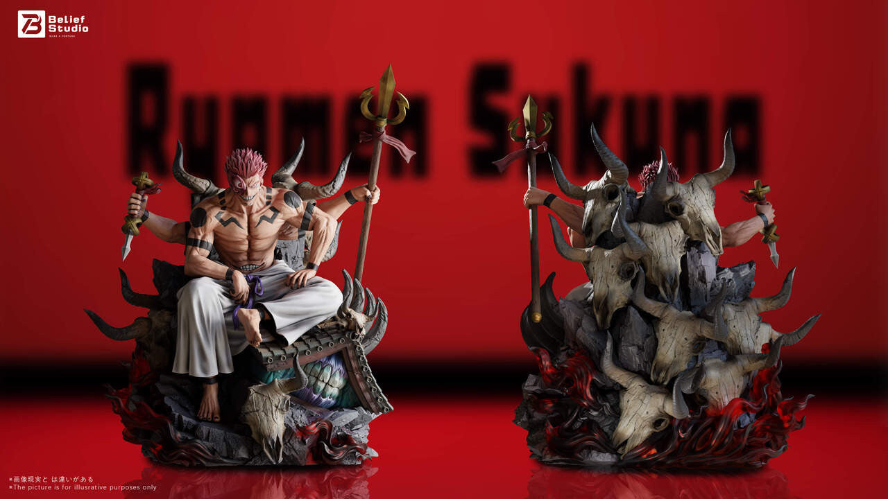 Jujutsu Kaisen - The Cursed King: Four-Armed Sukuna | 1:6 Resin Statue | by Belief Studio
