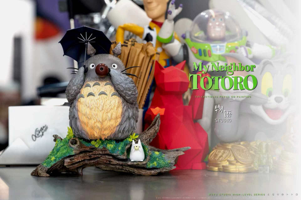 My Neighbor Totoro - Totoro Play the flute | Resin Statue | by ShenYin Studio