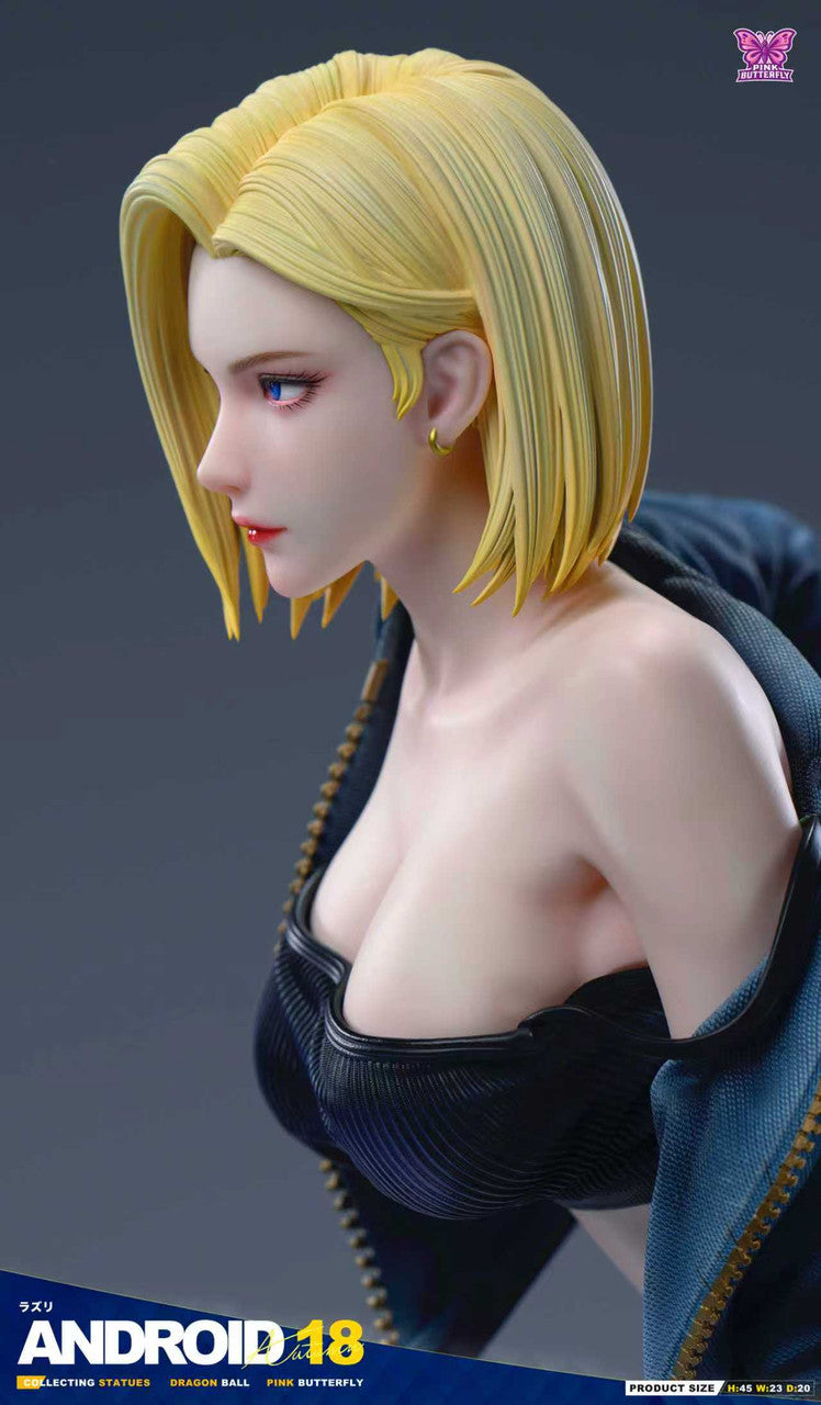 Dragon Ball - Android 18 | 1:4 Resin Statue | by Pink Butterfly Studio