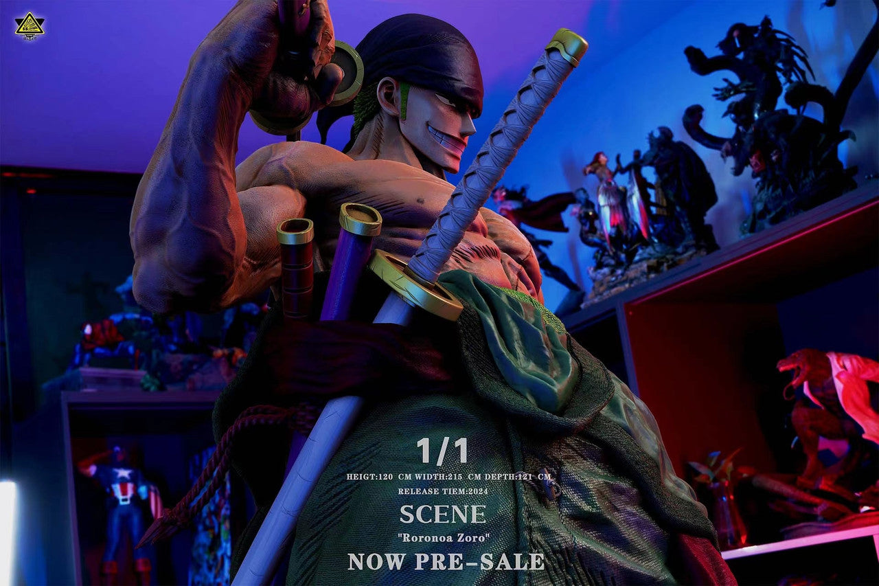 One Piece - Roronoa Zoro | 1:1 Resin Statue | von Super Bomb Studio