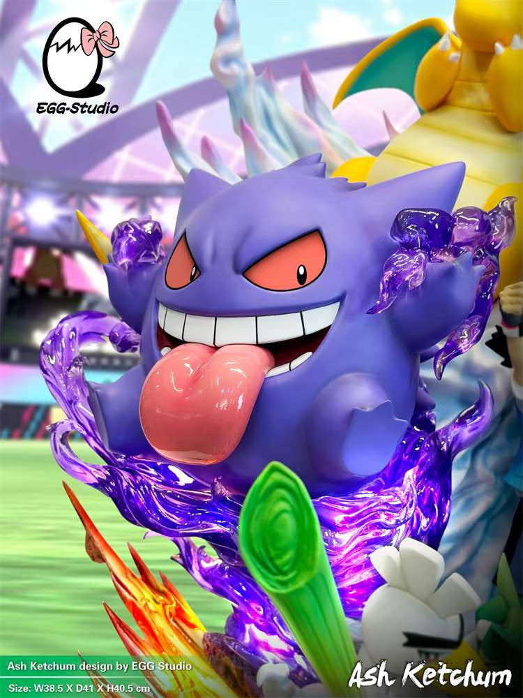 Pokemon - Champion Ash Ketchum | Resin Statue | by EGG Studio