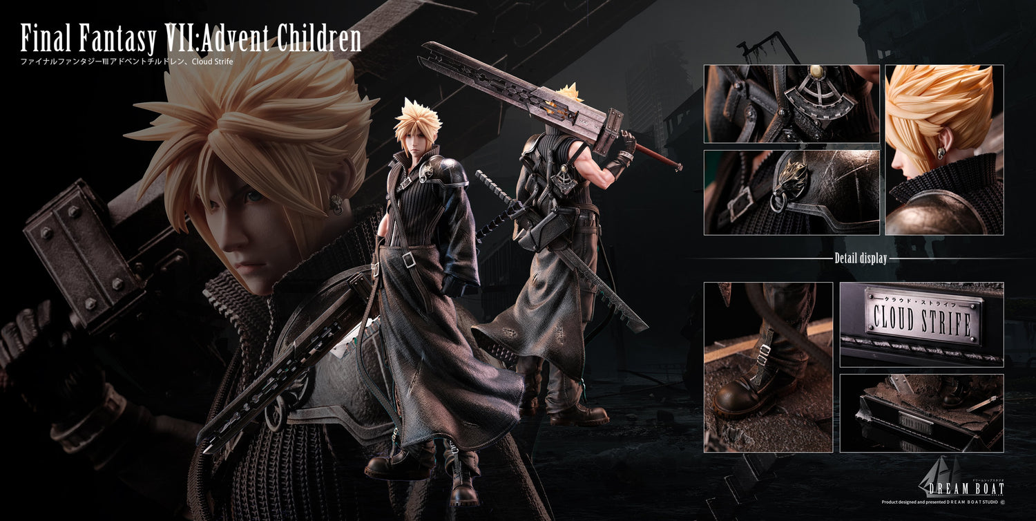 Final Fantasy – Cloud Strife | 1:4 Resin Statue | von Dream Boat Studio