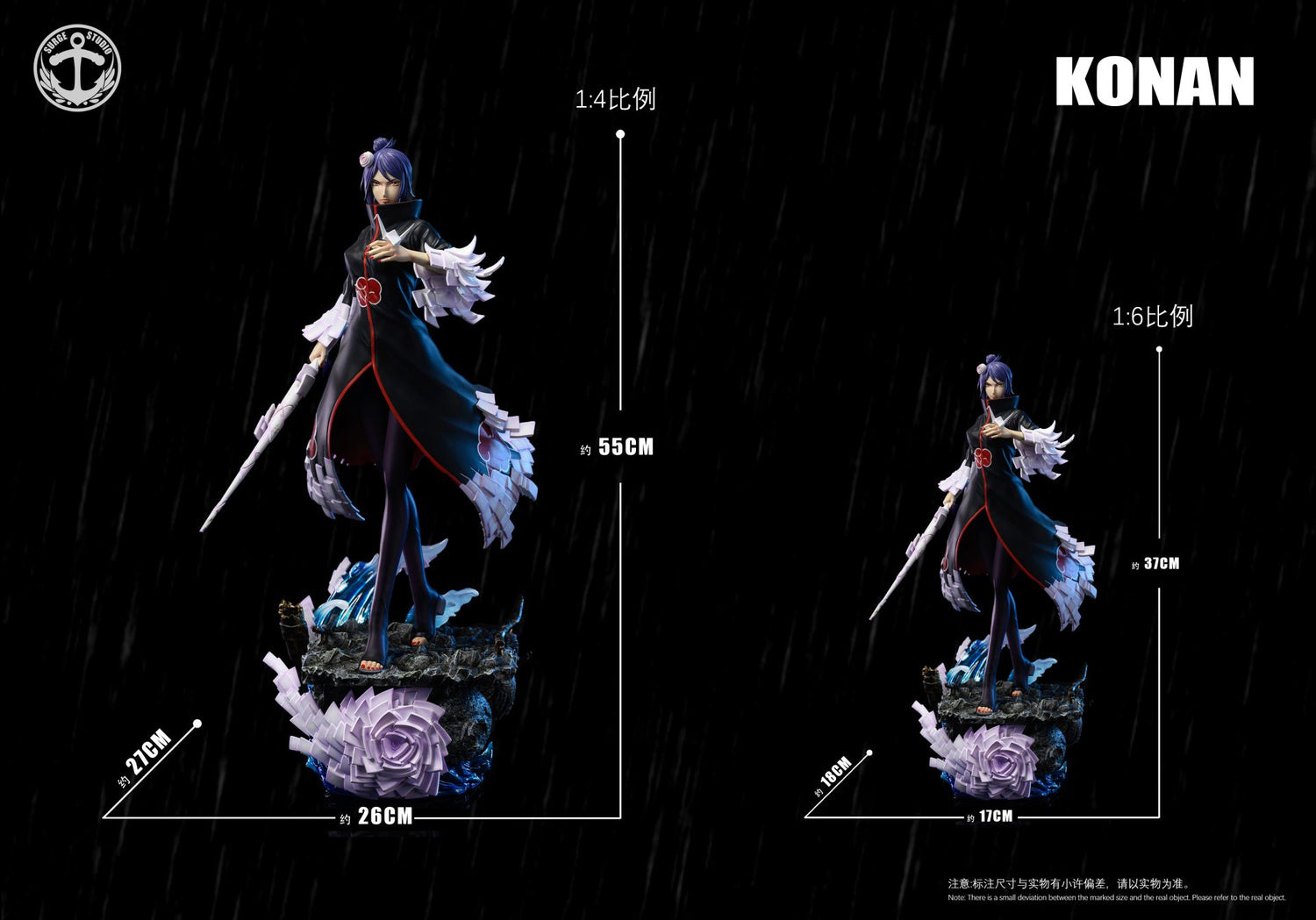Naruto - Konan | 1:4 Resin Statue | von Surge Studio