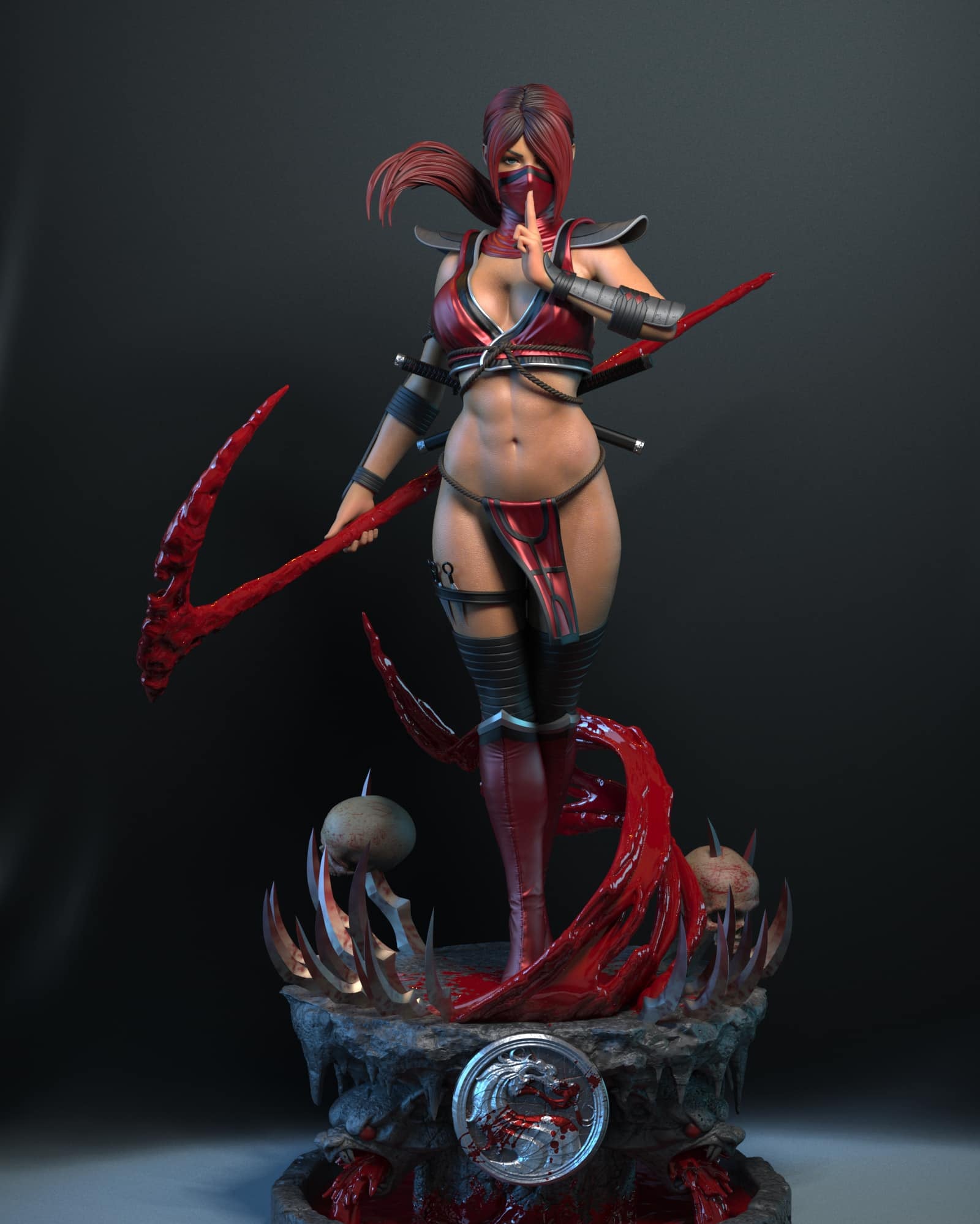 Mortal Kombat - Skarlet | 1:4 Resin Statue | by Epic Creations (former HandsomeCake Goodies Mortal Kombat - Skarlet | 1:4 Resin Statue | by Epic Creations (former HandsomeCake Goodies