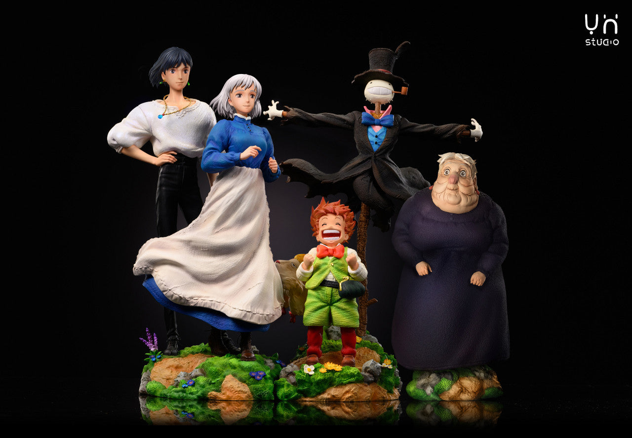 Howl’s Moving Castle - 5 Piece | Resin Statue | by YH Studio