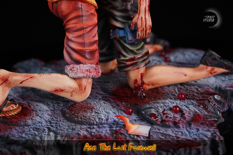 One Piece - Ace Final Farewell | Resin Statue | by Fast Studio