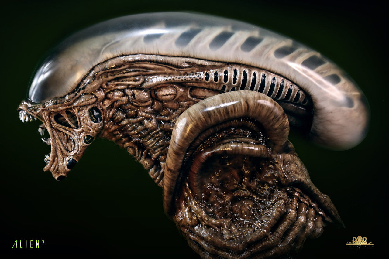 Alien - Dog Alien Bust | 1:1 Resin Statue | by Deep Tale Studio