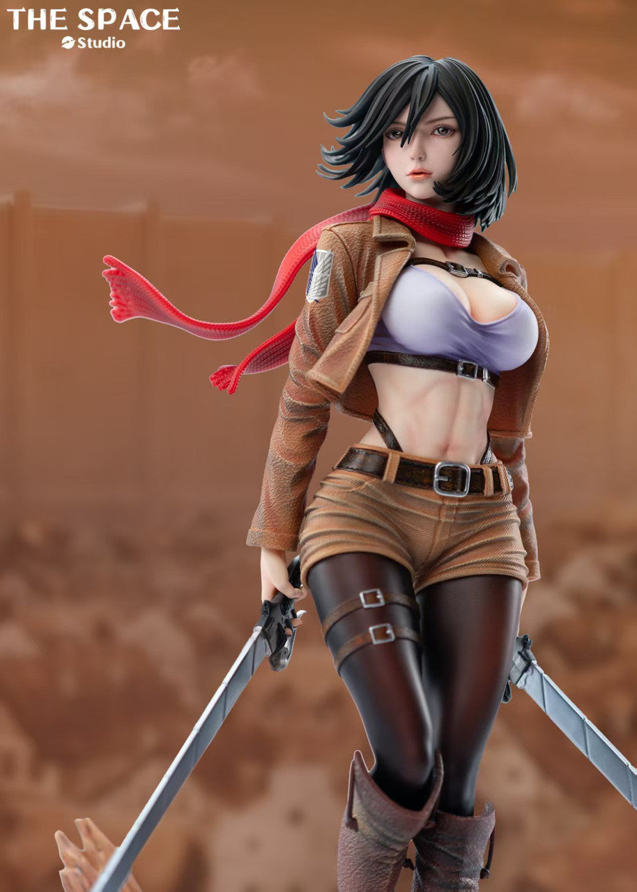 Attack on Titan - Mikasa Ackerman | 1:6/1:4 Resin Statue | by The Space Studio