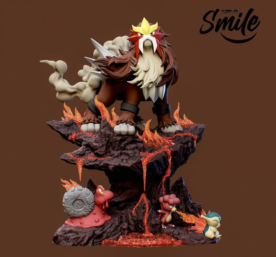 Pokemon - Entei | 1:20 Resin Statue | by Smile Studio