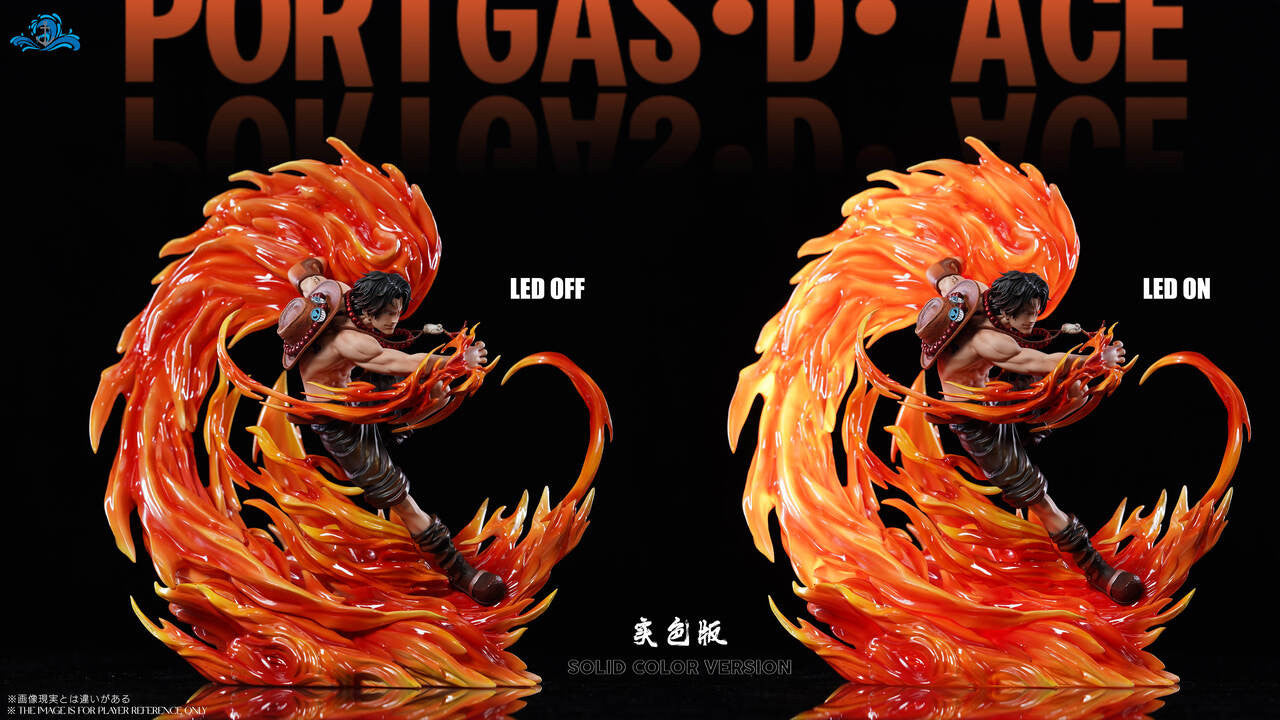 One Piece - Portgas D. Ace | Resin Statue | by Po Lang Studio