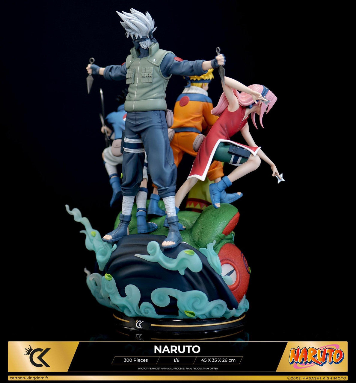 Naruto - Kakashi & Naruto & Sasuke & Sakura | 1:6 Resin Statue | by Cartoon Kingdom Studio