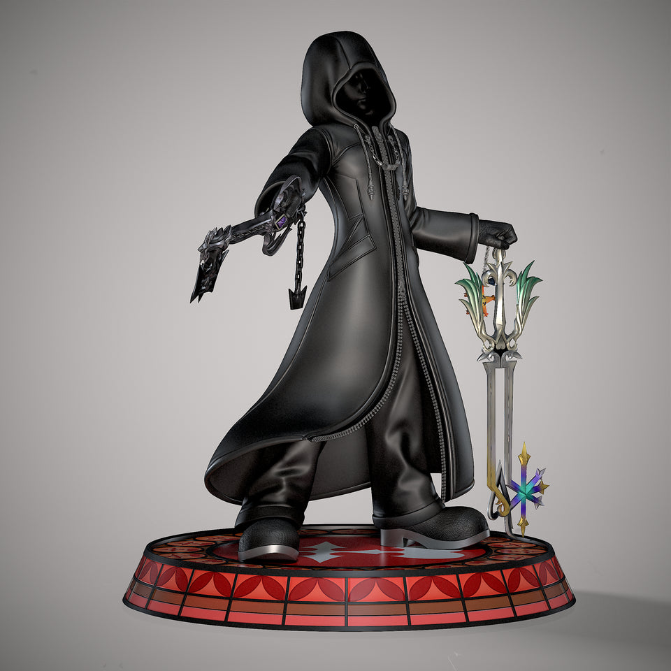 Kingdom Hearts II - Roxas | Resin Statue | by BlackSwan Collectibles Studio