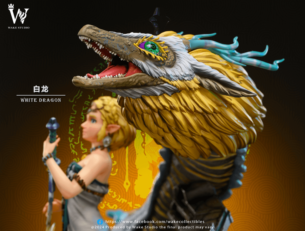 Legend of Zelda - Princess Zelda & Dragon | 1:4 Resin Statue | von Wake Studio