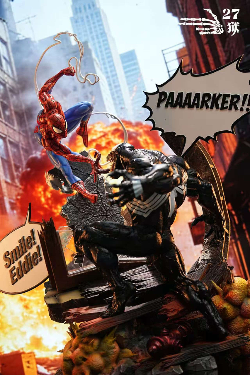 Marvel - Spider Man vs Venom | 1:4 Resin Statue | by 27abyss Studio