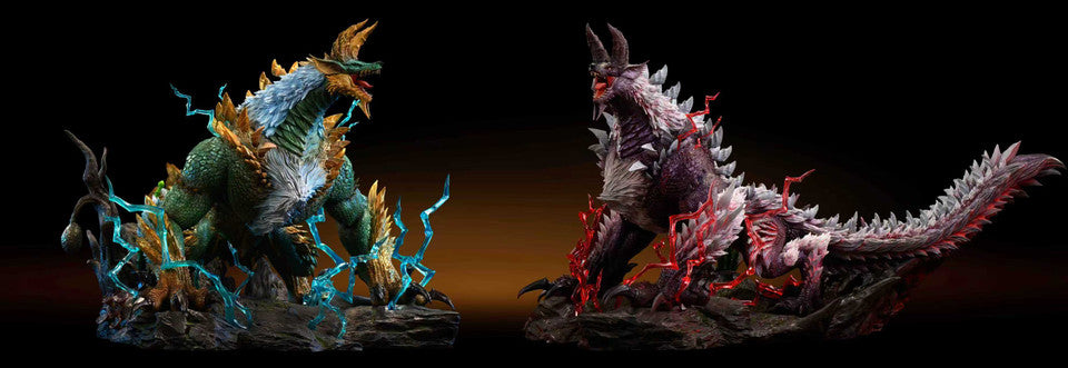 Monster Hunter - Zinogre & Stygian Zinogre | Resin Statue | by Sword&Wing Studio