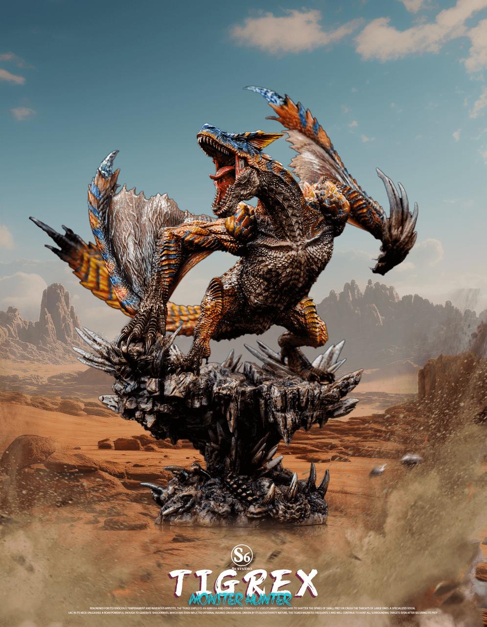 Monster Hunter - Tigrex | Resin Statue | by S6 Studio