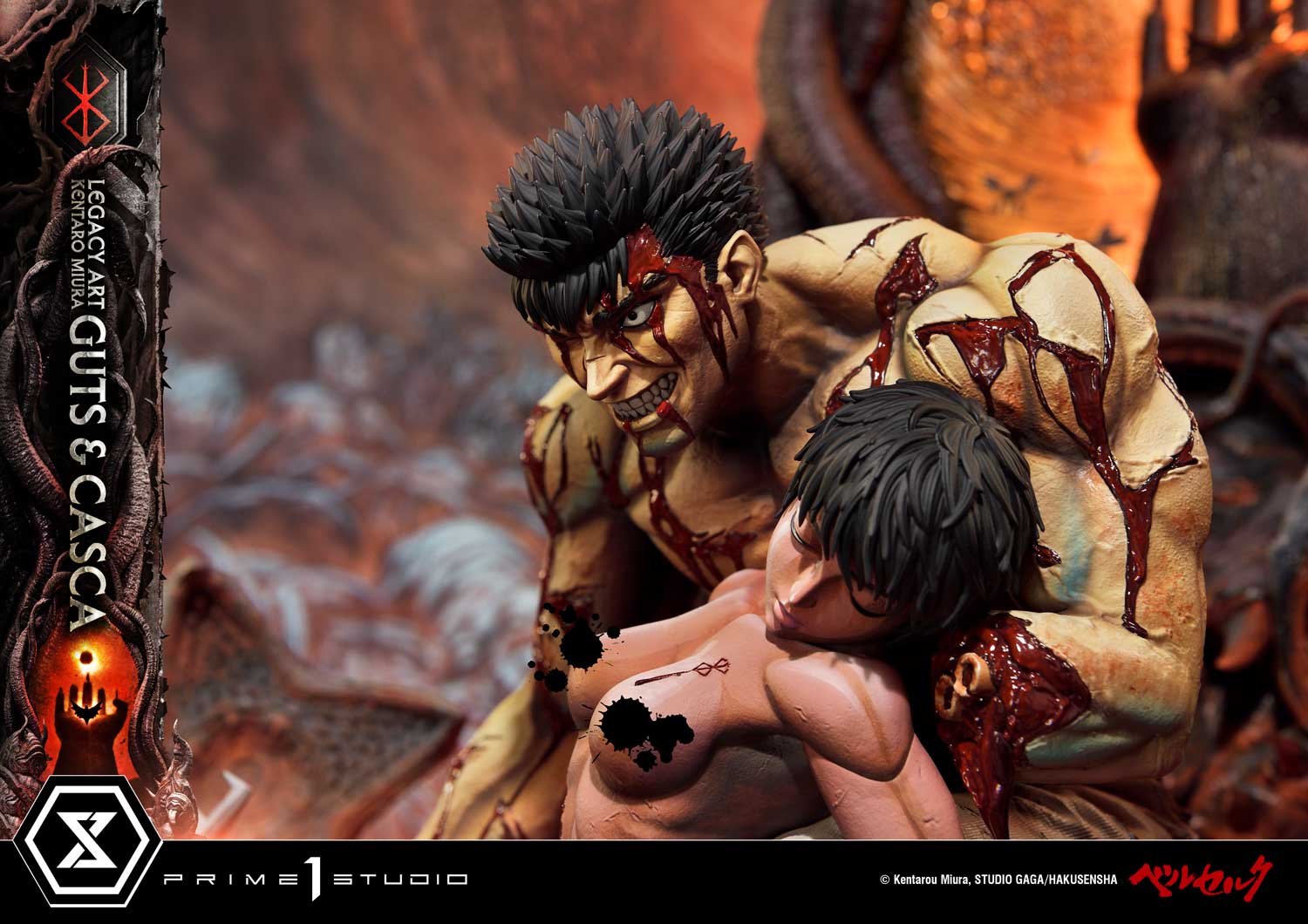 Berserk - Guts & Casca | 1:4 Resin Statue | von Prime 1 Studio