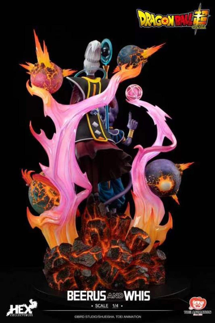 Dragon Ball - Beerus & Whis Licensed | 1:4 Resin Statue | by HEX Collectibles