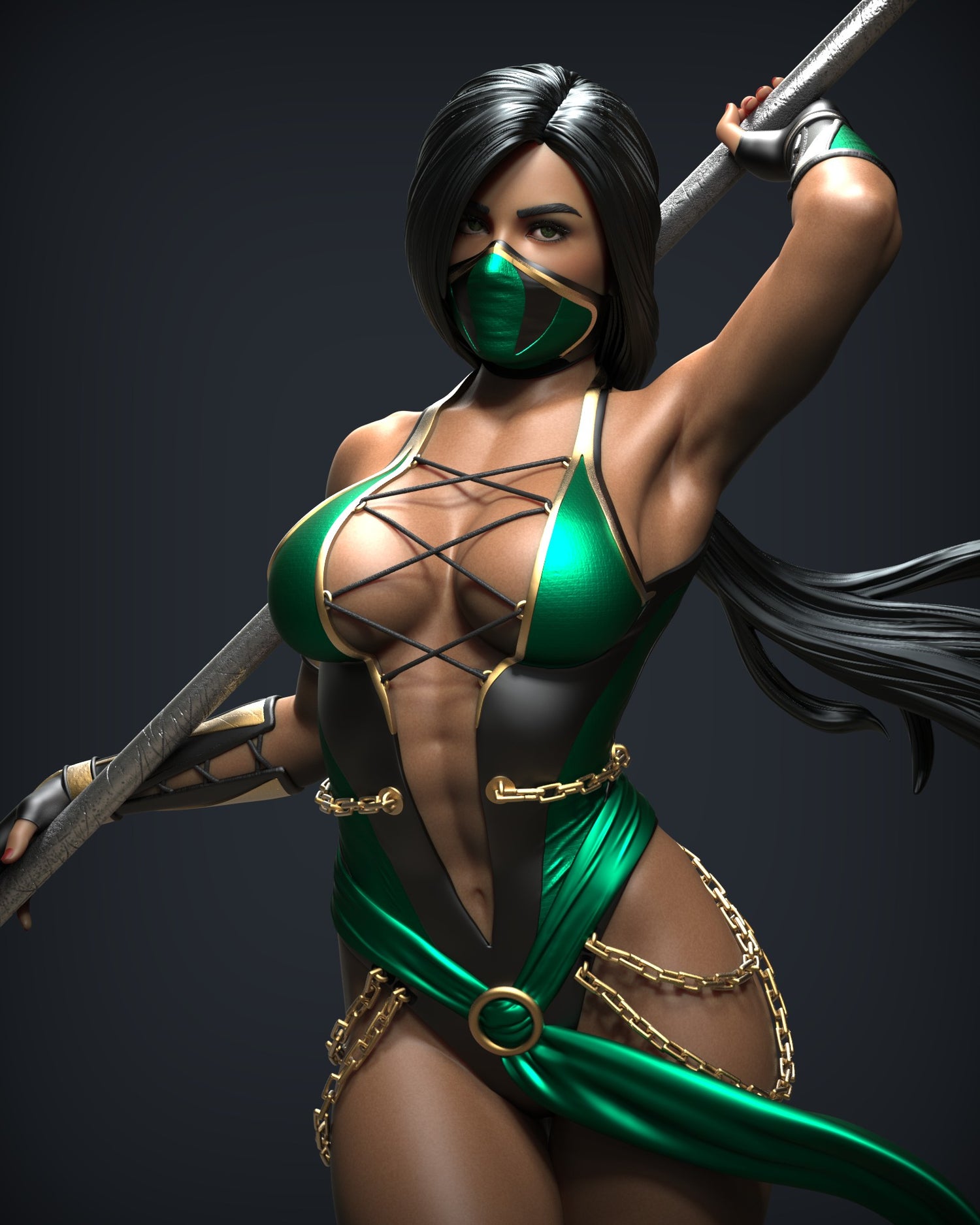 Mortal Kombat - MK9 Jade | 1:4 Resin Statue | by Epic Creations