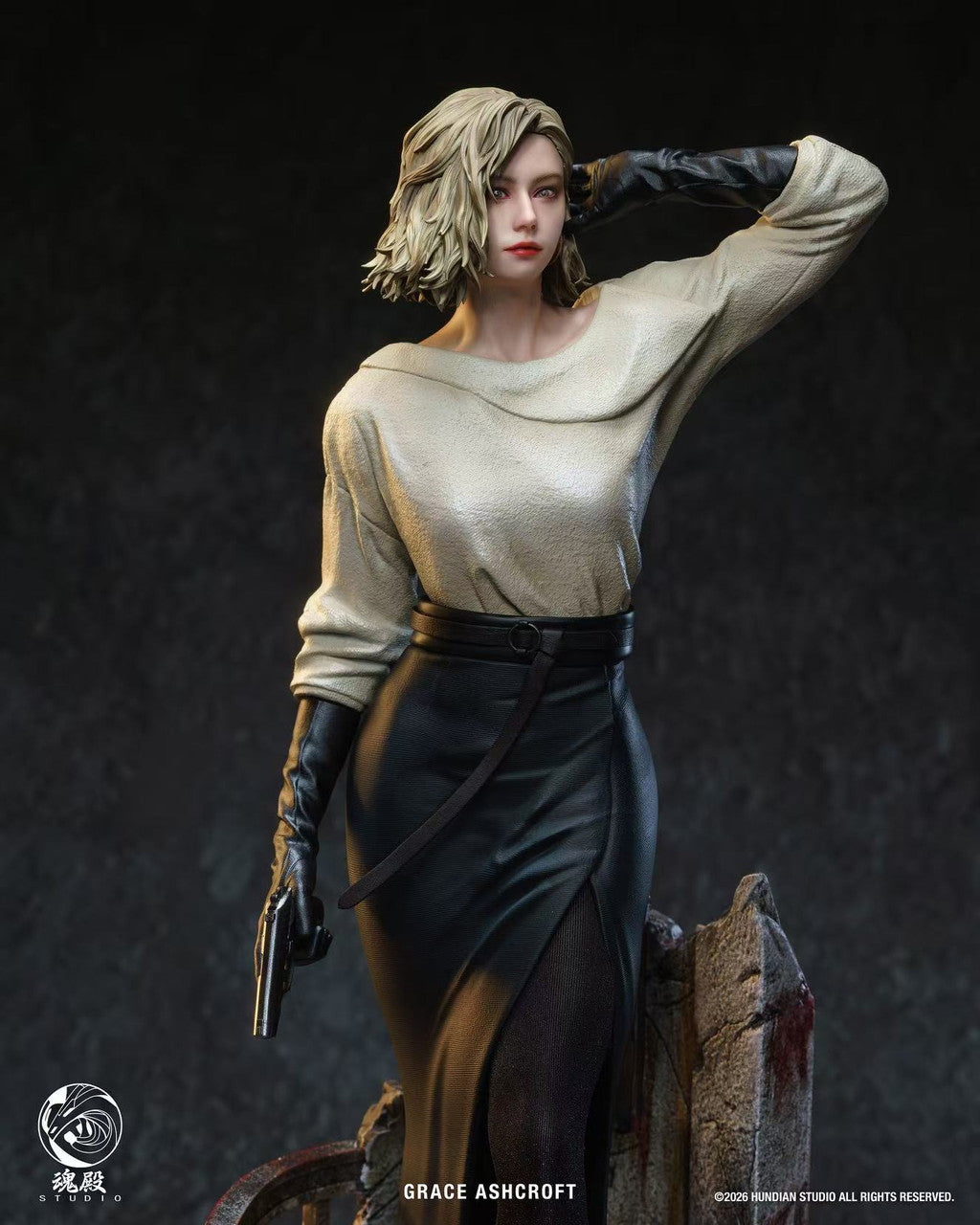 Resident Evil Requiem - Grace Ashcroft Noir outfit | 1:4 Resin Statue | by HunDian Studio