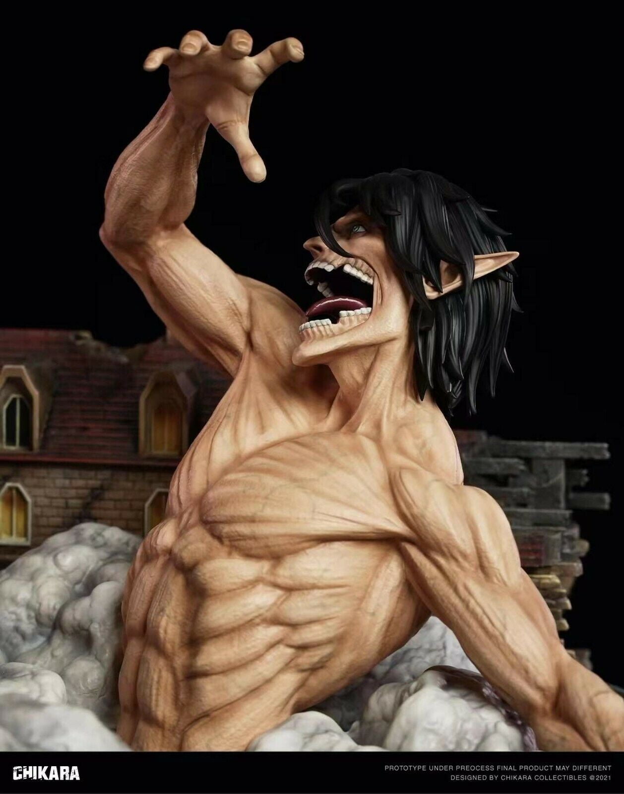 Attack on Titan - Female Titan vs. Eren | Resin Statue | von Chikara Studio