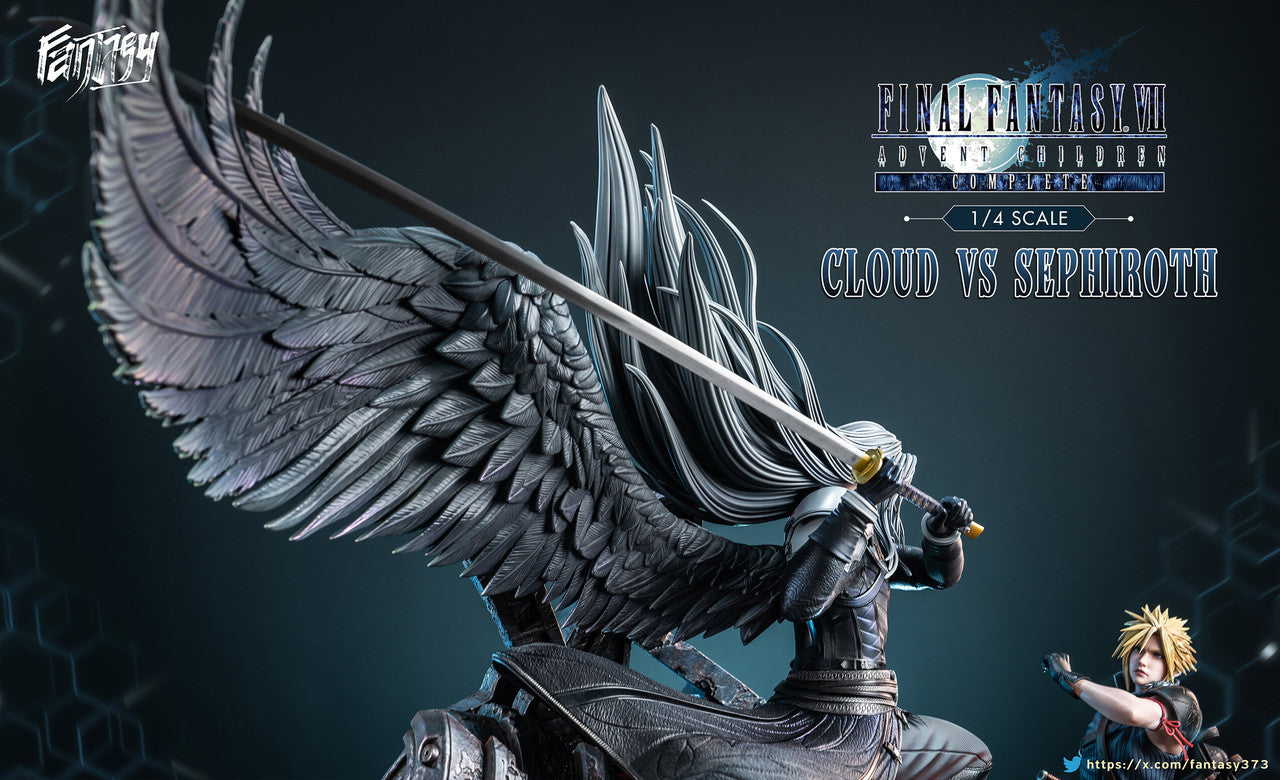 Final Fantasy - Cloud vs. Sephiroth | 1:4 Resin Statue | by Fantasy Studio