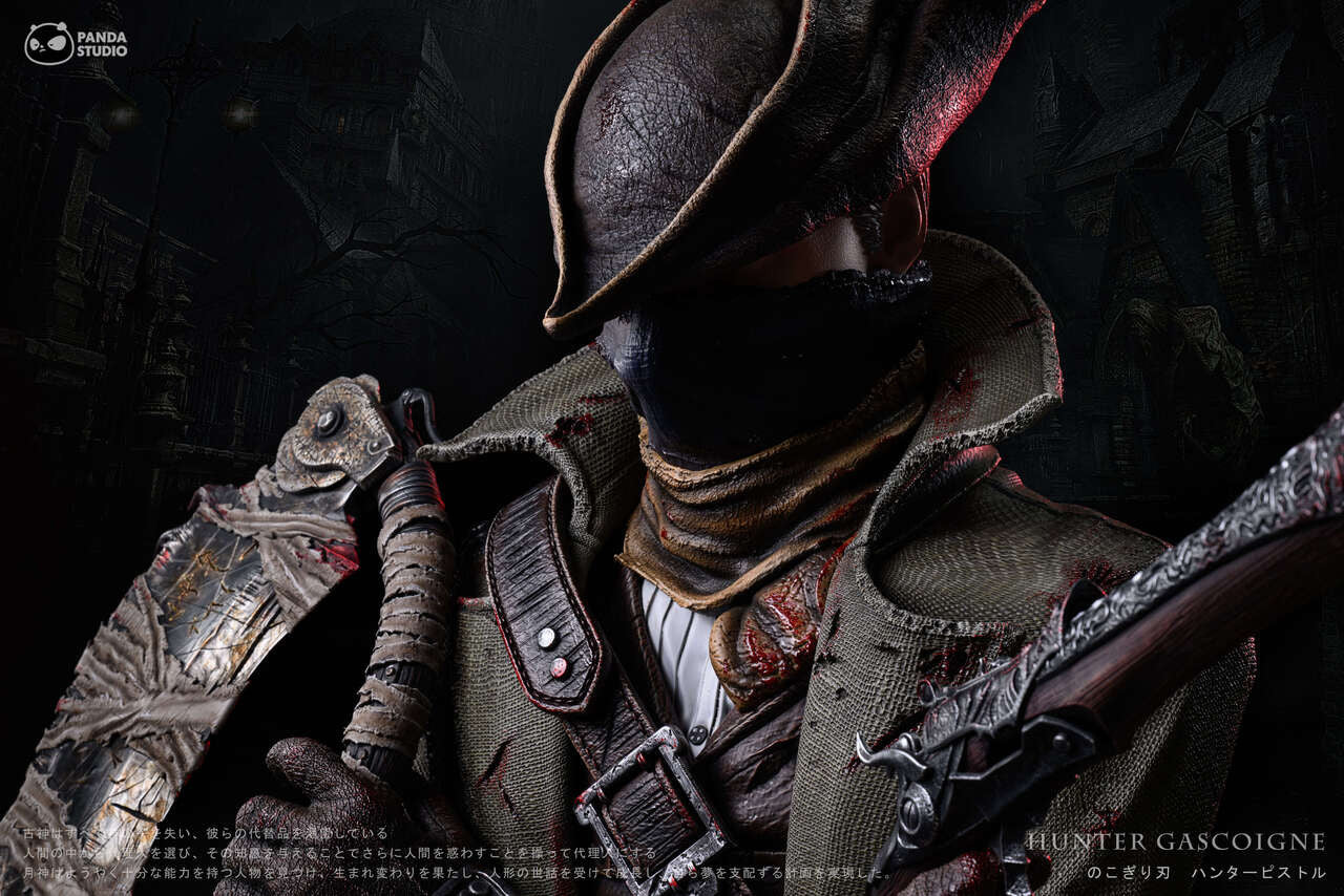 Bloodborne - Hunter Gascoigne | 1:1 Bust/Weapons | by Panda Studio