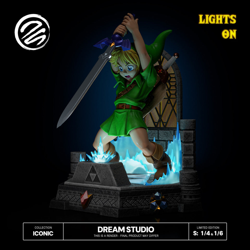 The Legend of Zelda - Young Link Sword | 1:6/1:4 Resin Statue | by Dream Studio