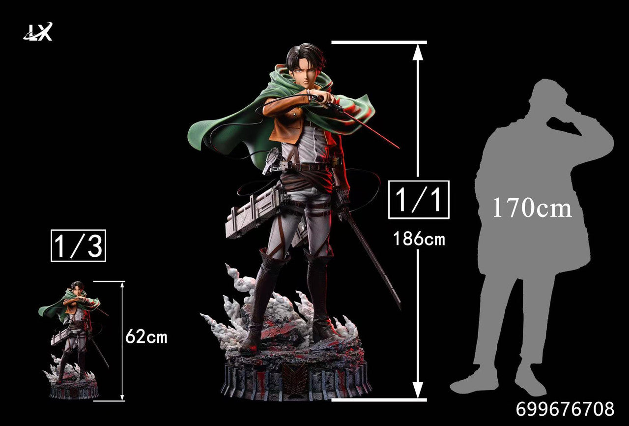 Attack on Titan - Levi Ackerman | 1:1 Resin Statue | von LX Studio