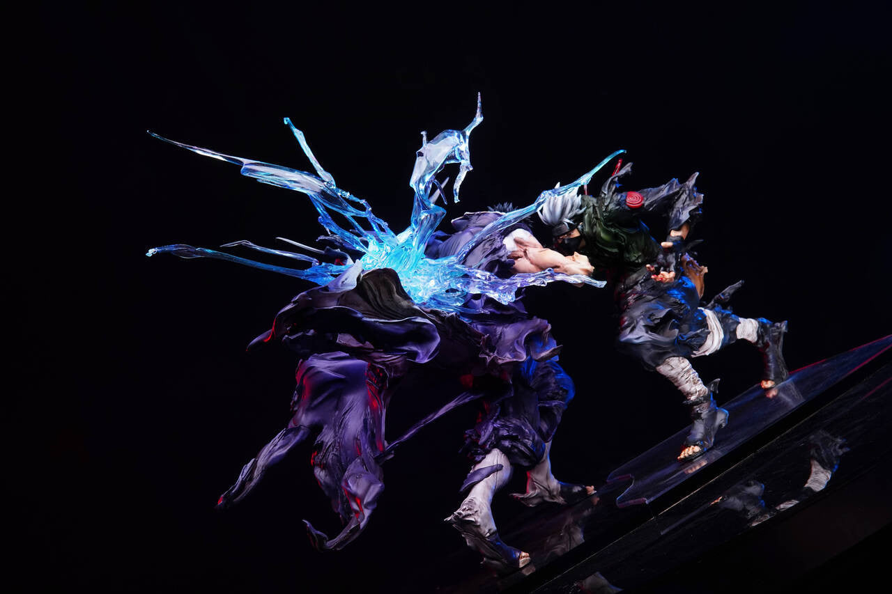 Naruto - Kakashi Hatake vs. Uchiha Obito | 1:6 Resin Staue | by Iron Curtain Studio