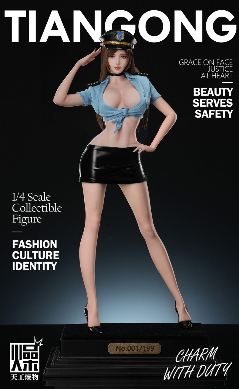 Policewoman 2.0 | 1:4 Resin Statue | by TGZW Studio