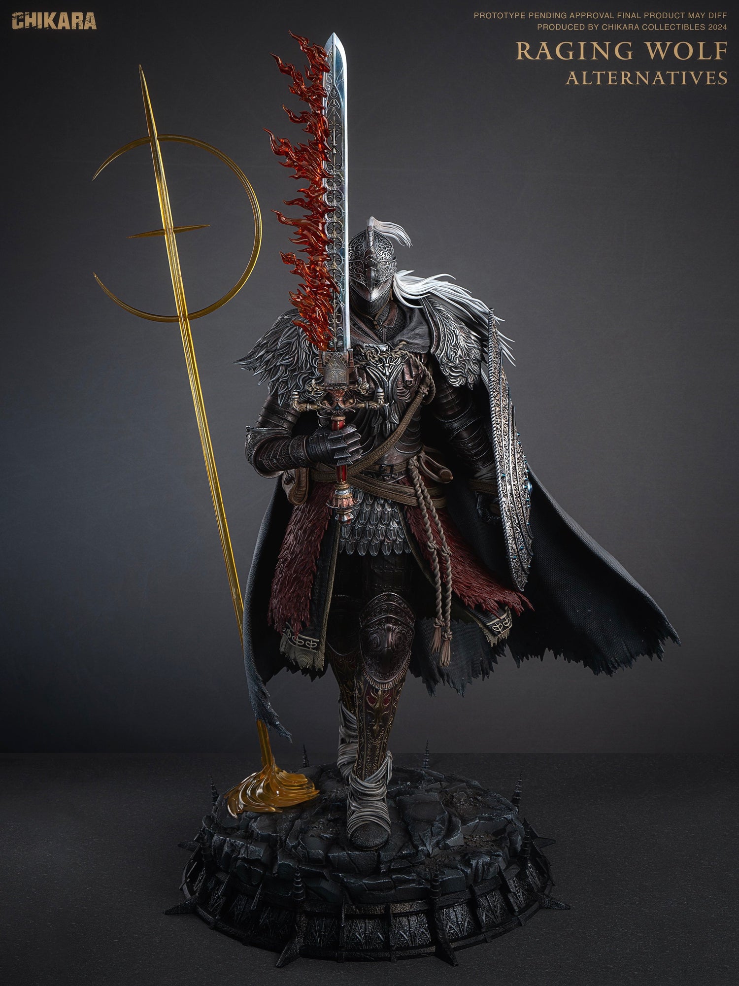 Elden Ring - Vargram the Raging Wolf | 1:4 Resin Statue