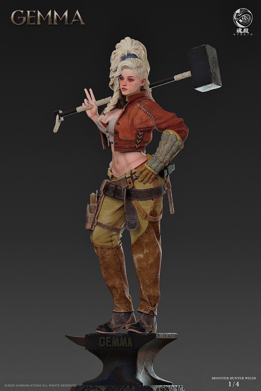 Monster Hunter - Gemma | 1:4 Resin Statue | by HunDian Studio