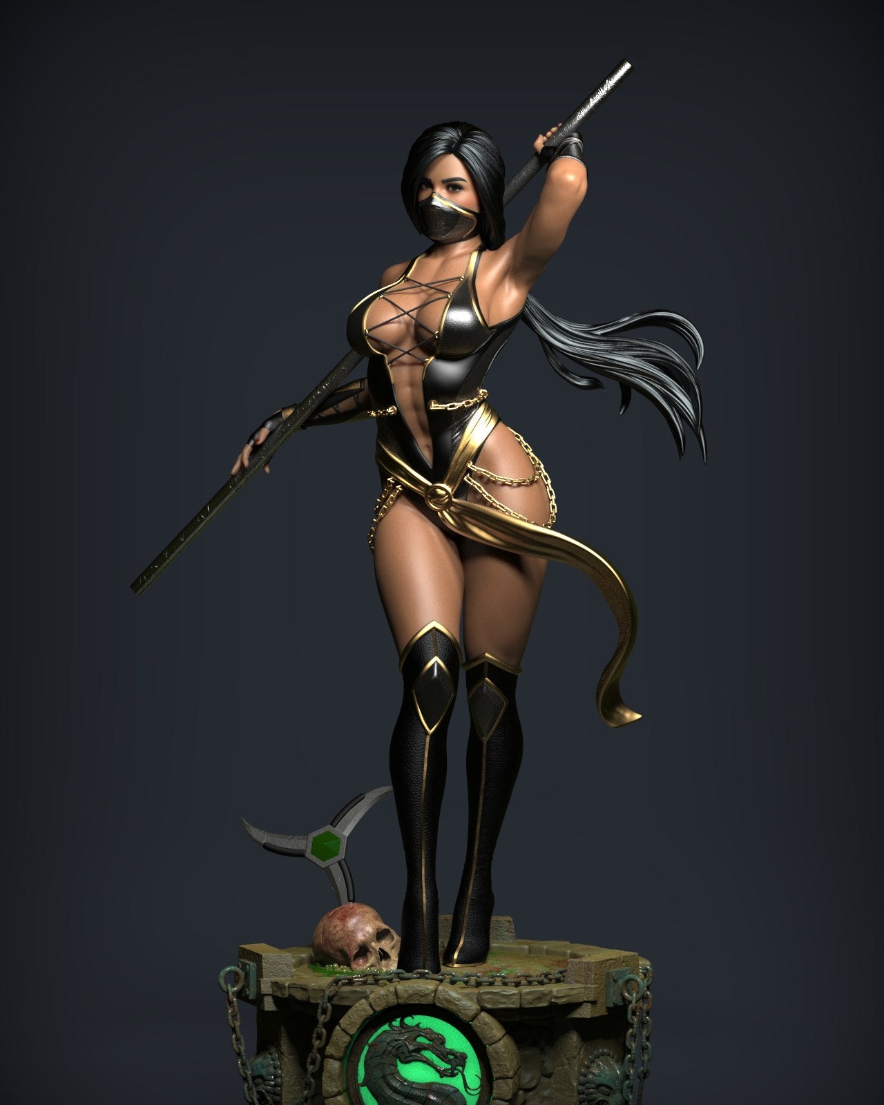 Mortal Kombat - MK9 Jade | 1:4 Resin Statue | by Epic Creations