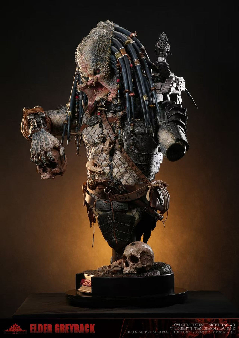 Predator - Elder Greyback Bust | Resin Statue | by Deepmyth Studio