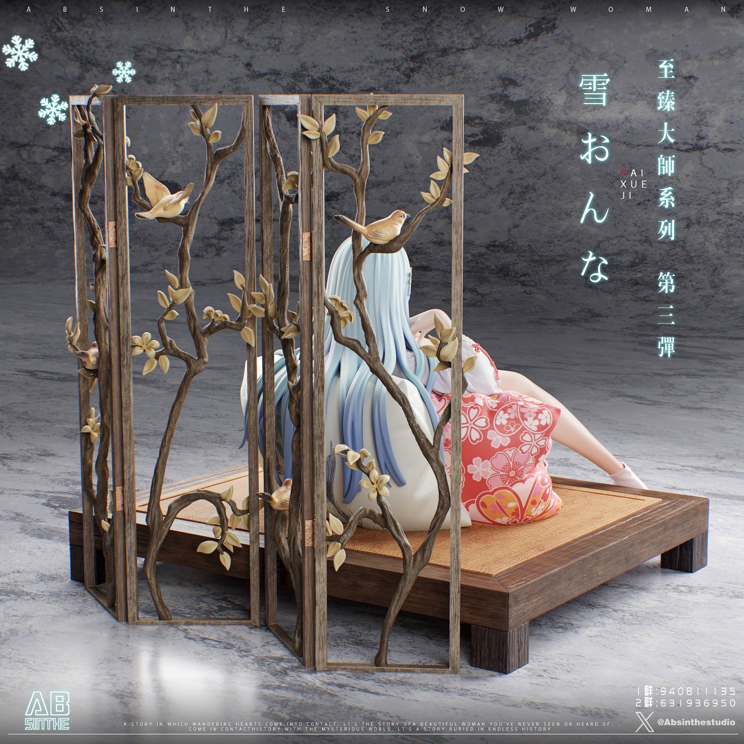Bishoujo Mangekyou Ibun - Shirayuki Hime | 1:4 Resin Statue | von ABsinthe Studio