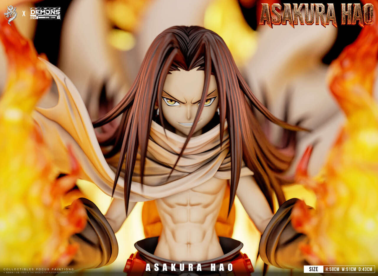 Shaman King - Asakura Hao | Resin Statue | by LueYing × Demons Studio