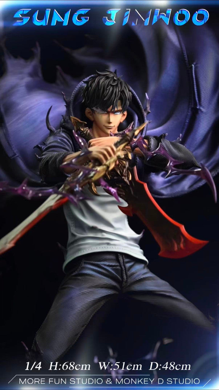 Solo Leveling - Sung Jin Woo | 1:4 Resin Statue | by More Fun Studio×Monkey D. Studio