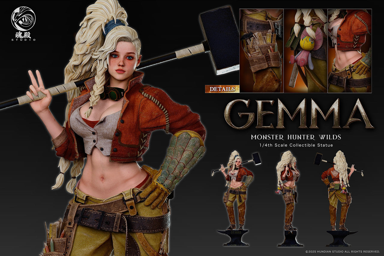 Monster Hunter - Gemma | 1:4 Resin Statue | by HunDian Studio