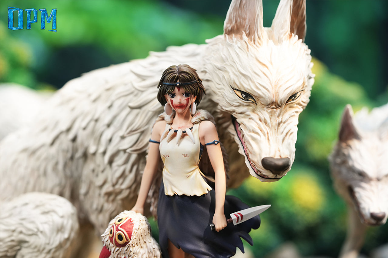 Studio Ghibli - Princess Mononoke | Resin Statue | by OPM Studio
