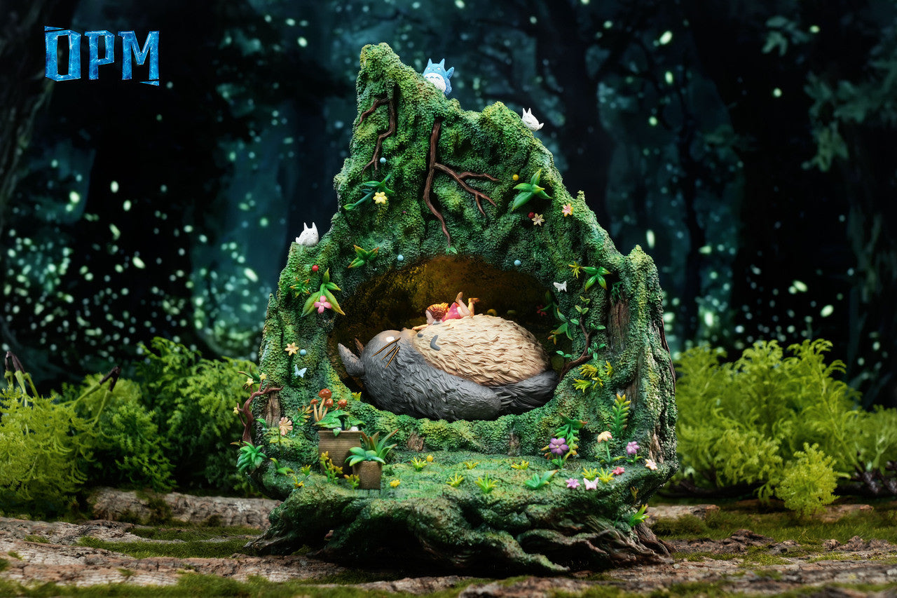 My Neighbor Totoro - Totoro in the tree hole | Resin Statue | by OPM Studio