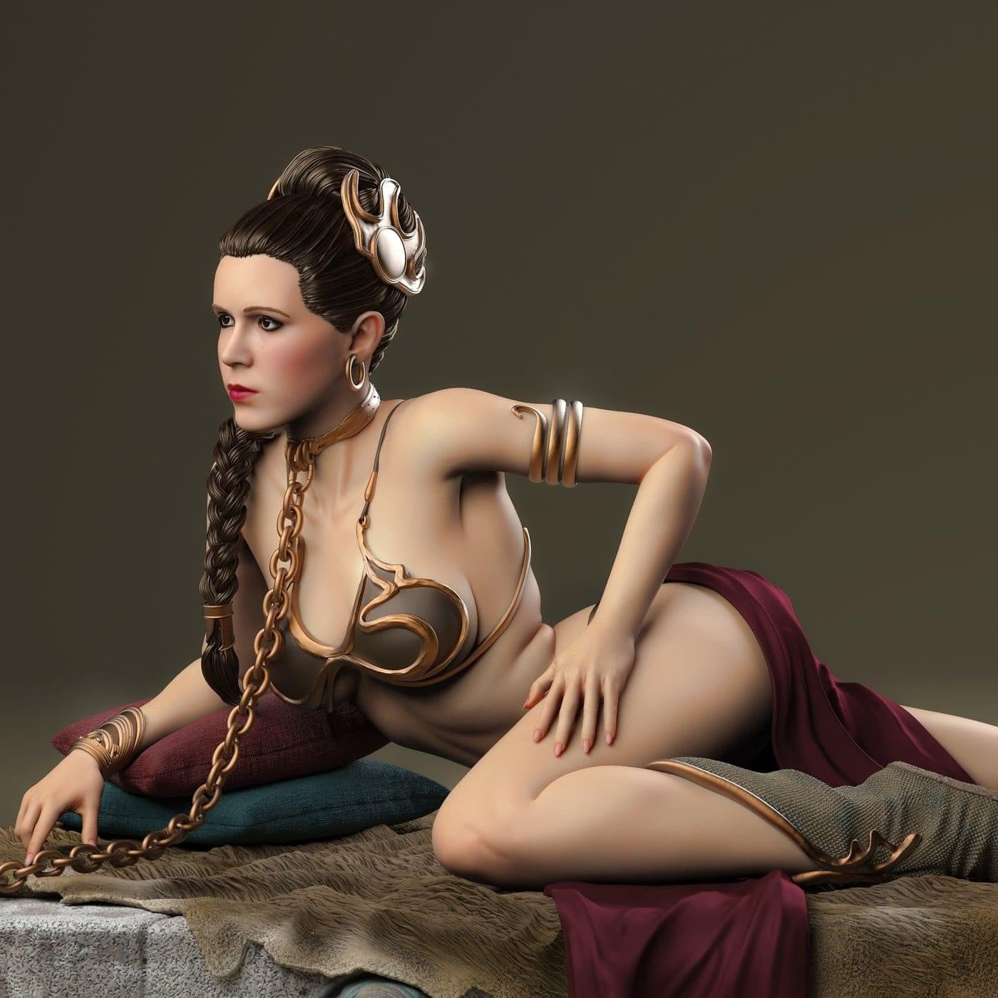 Star Wars – Slave Leia | 1:4 Resin Statue | von xionart