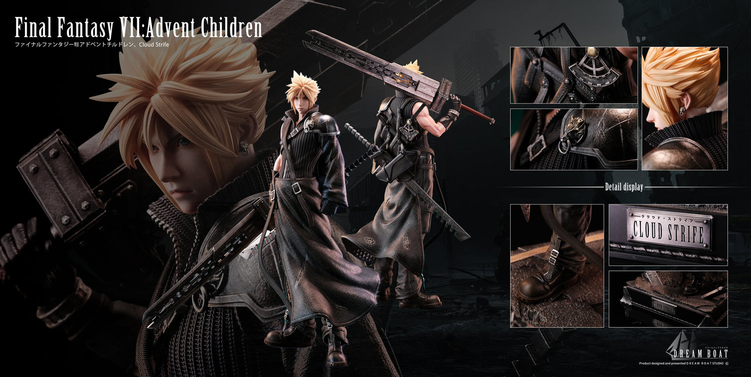 Final Fantasy – Cloud Strife | 1:4 Resin Statue | von Dream Boat Studio