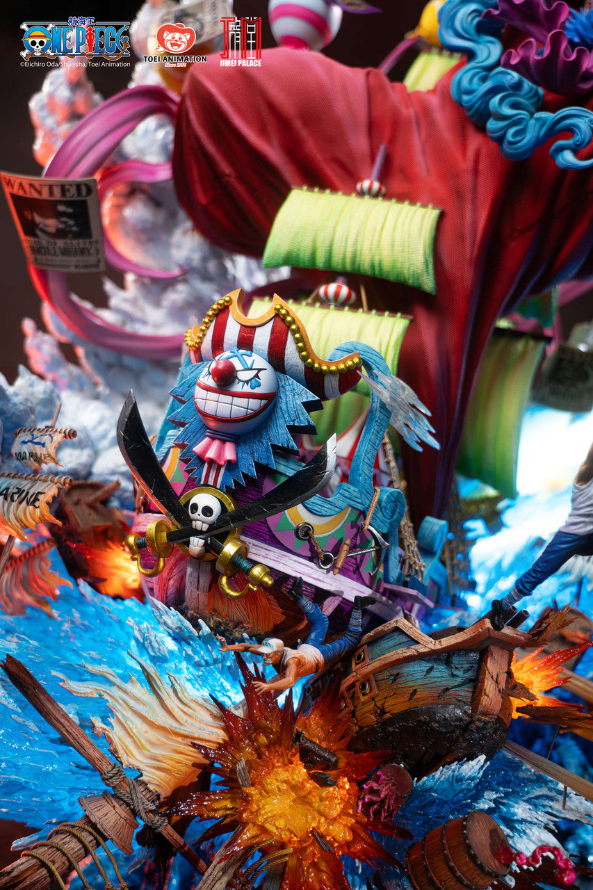 One Piece - New Yonko Buggy | Resin Statue | by Jimei Palace Studio