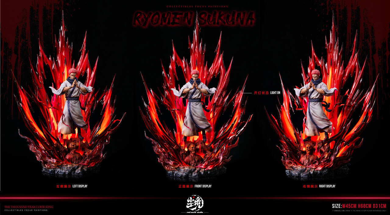 Jujutsu Kaisen - Ryomen Sukuna | 1:6 Resin Statue | by Real World Studio
